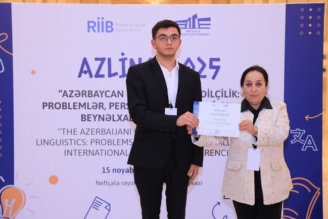 Neftçalada "AZLİNG2025 - Azərbaycan dili və müasir dilçilik: problemlər, perspektivlər və çağırışlar" beynəlxalq elmi konfransı keçirilib