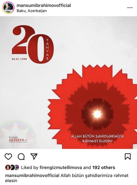 "Günahsız qurbanlar, sizi unutmadıq..." - FOTOLAR