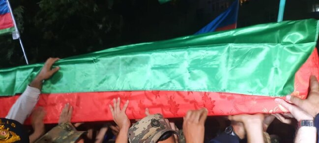 Şəhid leytenantımız dəfn edildi - FOTOLAR