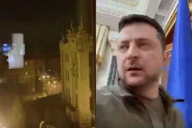 Zelenski ofisindən video çəkdi: "Mən Kiyevdə qalıram" - VİDEO