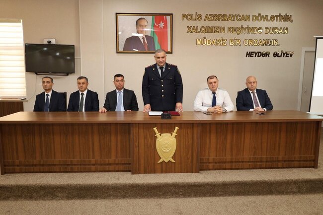 Yevlaxda 2 İyul - Azərbaycan Polisi Günü münasibətilə tədbir keçirilib