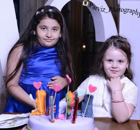 Rəqsanə qızı Yağmura bir ad günü etdi ki.../FOTOLAR