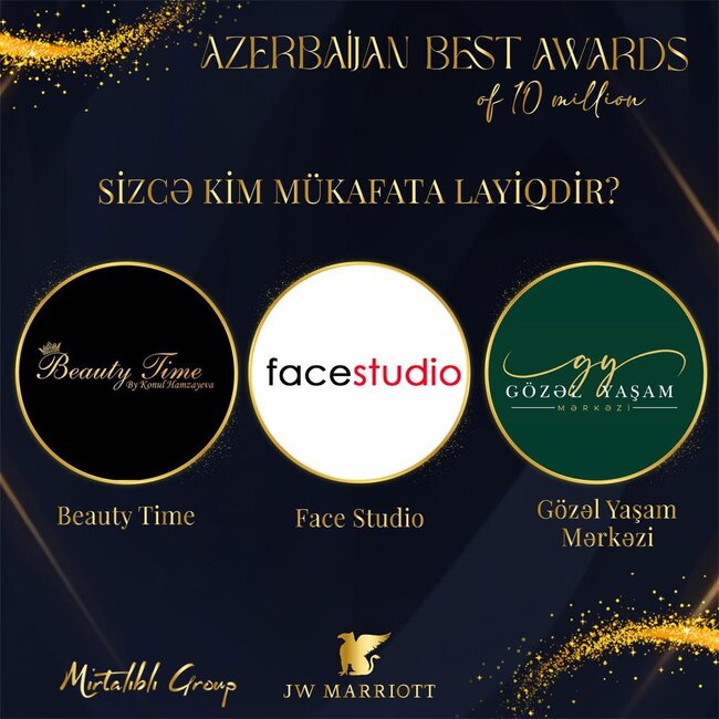 Sahələrinin ən yaxşıları "Azerbaijan Best Awards"da seçiləcək