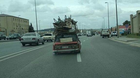 Bakıda ölüm saçan avtomobillər – FOTOLAR