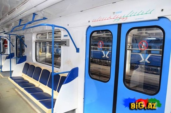 Bakı metrosunun qatarları təmirdən sonra belə oldu - FOTO