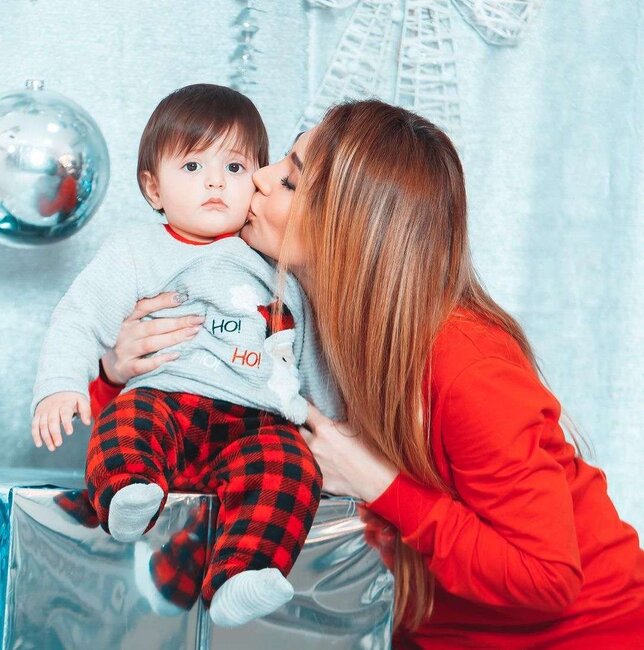 Ülviyyədən oğulları ilə Yeni il FOTOLARI