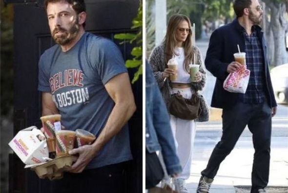 Ben Afflek kassir oldu: kafe müştərilərinə xidmət etdi - FOTO-VİDEO