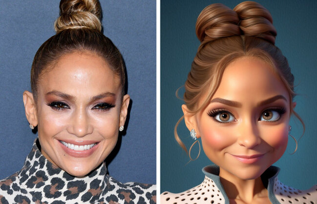 Məşhurlar cizgi filmlərində özlərini oynasaydılar - FOTO