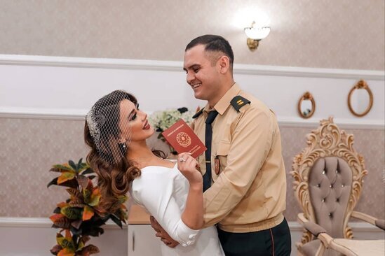 Hərbçimiz karantində EVLƏNDİ - FOTO/VİDEO