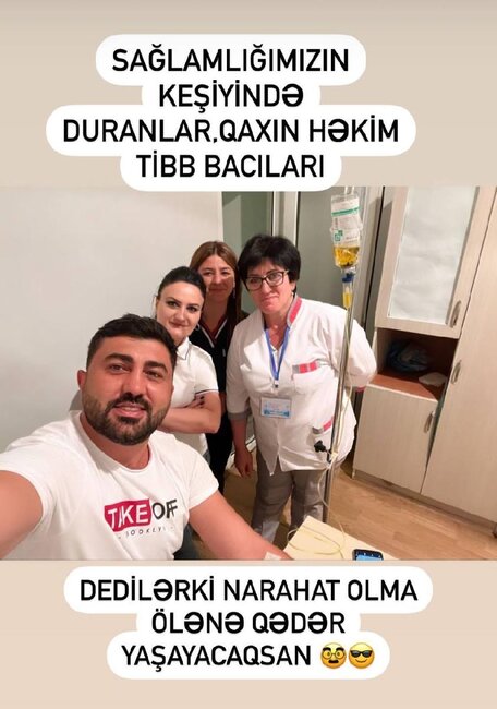 Vüqar xəstəxanalıq oldu - FOTO