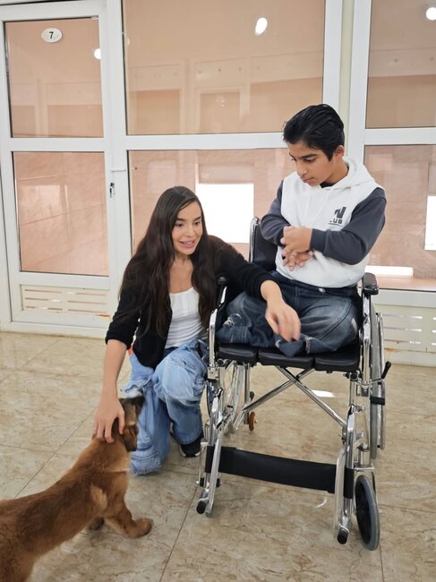 Leyla Əliyeva IDEA Heyvanlara Qayğı Mərkəzində - Fotolar