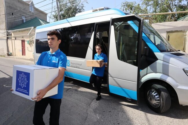 Heydər Əliyev Fondu şəhid ailələrinə Qurban bayramı münasibətilə sovqatlar göndərib