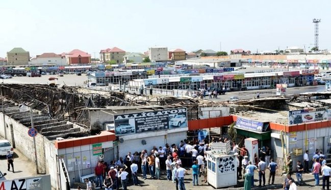 Azərbaycanlı milyonçuların bazarı yandı – VİDEO