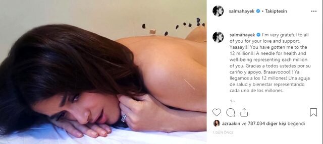 53 yaşlı aktrisa izləyiciləri üçün soyundu - FOTO