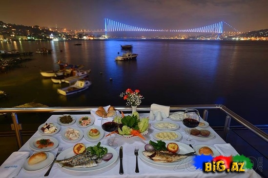 İstanbulun ən möhtəşəm restoranları - FOTO