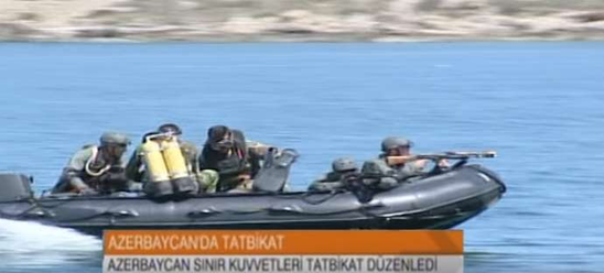 Sərhədçilərimizin döyüş hazırlığı Türkiyə mediasında - VİDEO