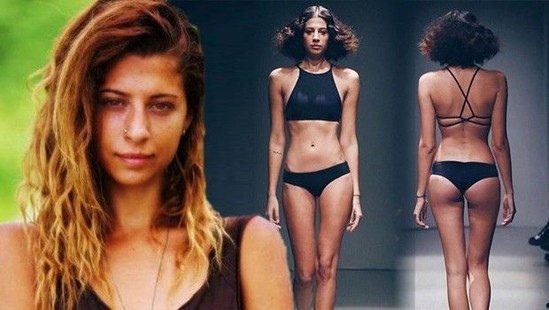 "Survivor"ın Ecesi alt paltarı ilə podiumda – FOTO