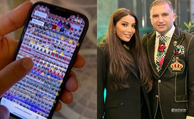 Günay Hacı Nuranın telefonundakıları nümayiş etdi - Video