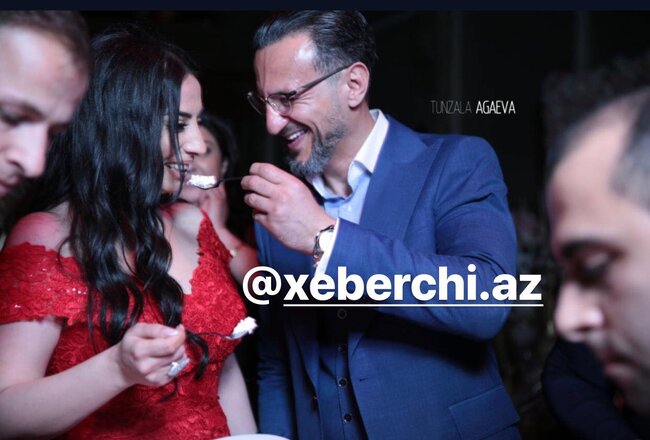 Anar Mədətov 2-ci həyat yoldaşı Samirə ilə - TOYDAN FOTOLAR