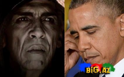 Obamaya bənzəyən iblis filmdən çıxarıldı - FOTO