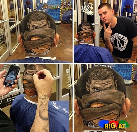 Bu bərbər adi bərbər deyil - FOTO - VİDEO