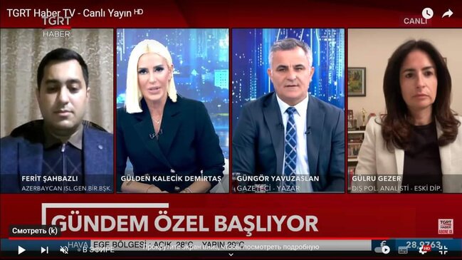 Fərid Şahbazlı Azərbaycanın antiterror tədbirləri haqqında Türkiyə mediasına geniş məlumat verib - FOTOLAR