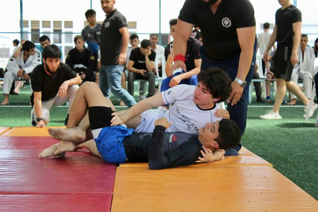 Azərbaycan Braziliya Ciu citsu İctimai Birliyinin təşkilatçılığı ilə Azərbaycan Silahlı Qüvvələri Gününə həsr olunmuş turnir keçirilib