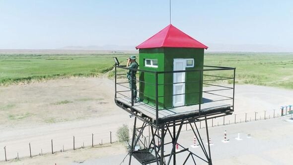 Naxçıvanda sərhəd boyunca siqnalizasiya sistemi yaradılıb - FOTO