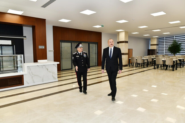 Prezident İlham Əliyev DTX-nin yeni inzibati binalarının açılışında iştirak edib - FOTO
