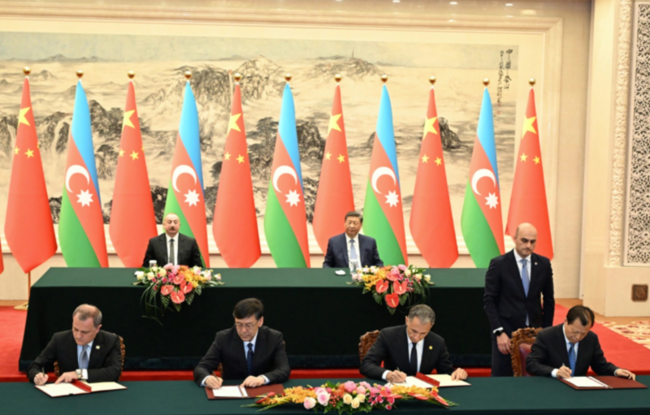Pekində Azərbaycan-Çin sənədləri imzalanıb