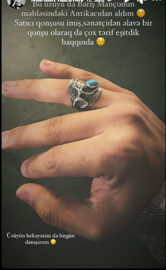 Mələkxanım Eyyubovanın qızı ilə kürəkəni Barış Mançonun ev muzeyində - FOTO/VİDEO