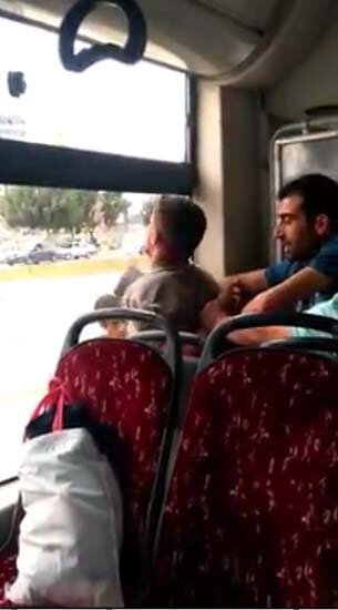 Avtobusda biabırçılıq: Qadına təcavüz edən kişinin başına oyun açdılar - FOTOLAR