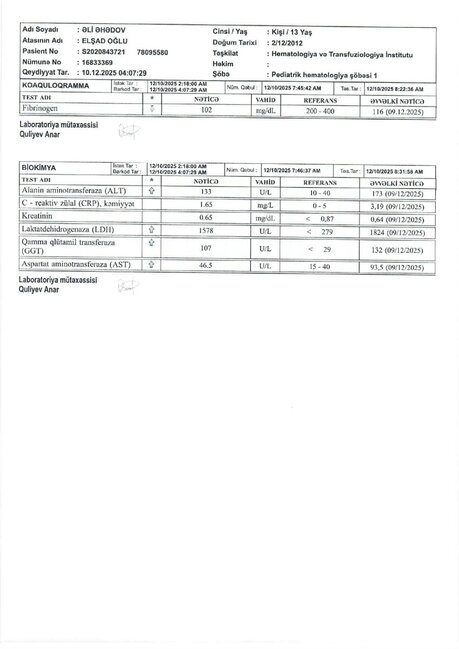 Qriplə başlayıb, leykozla bitdi: Bahalı müalicəyə ehtiyacı olan Əli Əhədovun hekayəsi (FOTO/VİDEO)