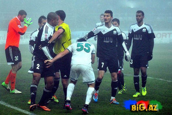 Azərbaycanda futbol matçında dava - FOTO-VİDEO