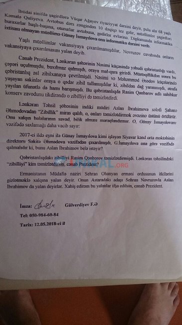 Mikayıl Cabbarovun təyin etdiyi direktor vəzifəsindən istefa verdi - Rüşvət tələbinə görə…