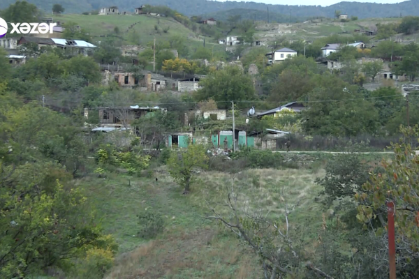 İşğaldan azad edilmiş Talış kəndinin görüntüləri