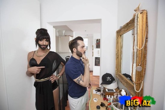 Konçita Vurst əri ilə - FOTO