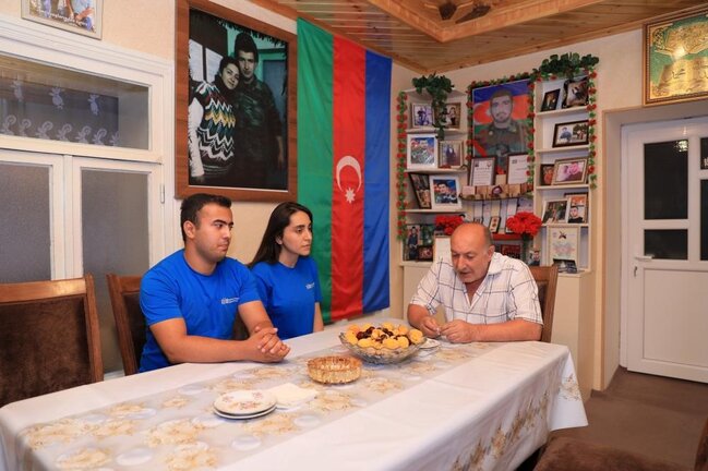 Heydər Əliyev Fondu şəhid ailələrinə Qurban bayramı münasibətilə sovqatlar göndərib