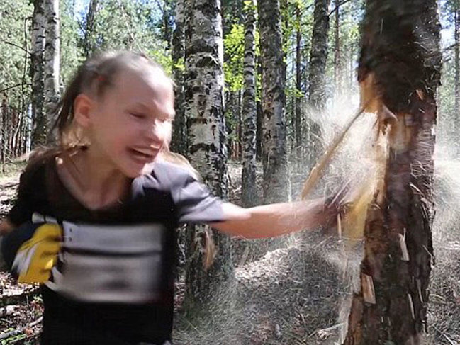 10 yaşlı qız milyonları şoka salıb - VİDEO