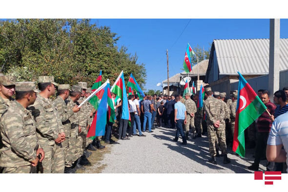 Şəhid Qurbanov Yusif Goranboyda dəfn edilib - FOTO