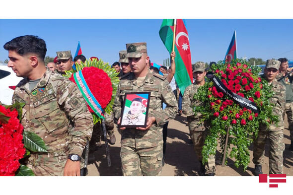 Şəhid Qurbanov Yusif Goranboyda dəfn edilib - FOTO