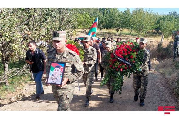 Şəhid Qurbanov Yusif Goranboyda dəfn edilib - FOTO