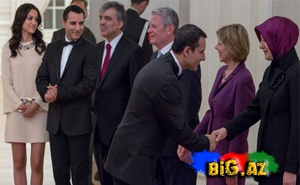 Rafet El Roman nişanlısı ilə prezidentin qonaqlığında - FOTO