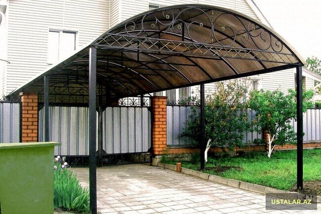 Polikarbonat və dam örtüklərinin hazırlanması və quraşdırılması!