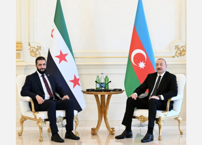 Suriyanın keçid dövrü Prezidenti Əhməd əş-Şaranın Bakıya səfəri yeni əməkdaşlıq mərhələsinin başlanğıcı ola bilər