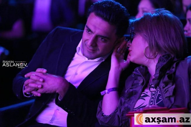 Nəsib Nur xanımı ilə konsertdə - FOTO