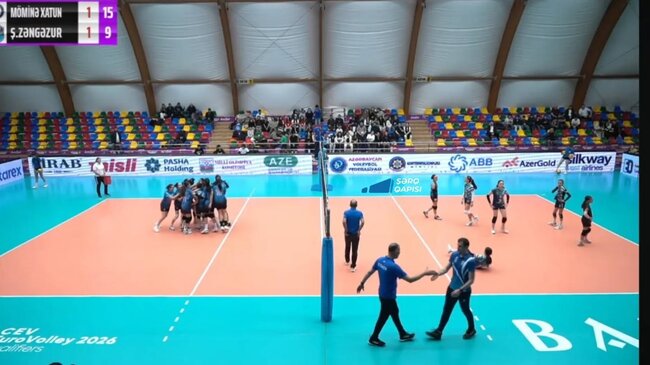 Qız voleybolçularımızdan böyük uğur - FOTOLAR