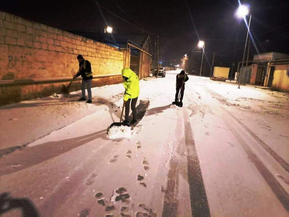 BŞİH-in kommunal strukturları gecə gücləndirilmiş iş rejimində çalışıblar - FOTO