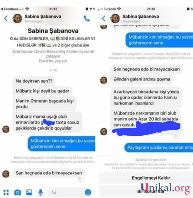 Azər Axşamın həyat yoldaşı Mübariz İbrahimovu təhqir edib?- AÇIQLAMA