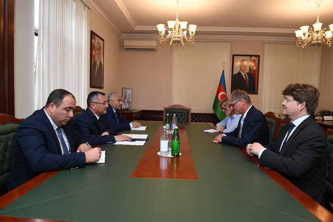 Rövşən Rzayev Almaniyanın ölkəmizdə yeni təyin olunmuş səfiri ilə görüşdü